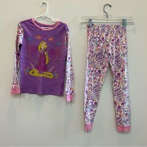 Disney Rapunzel pajama set. Size 8.